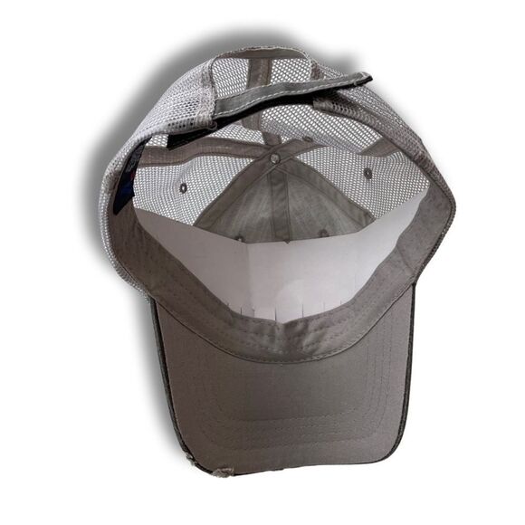 “Heart Mom” Embroidered Gray Trucker Cap • OSFM • NWOT - Picture 7 of 10